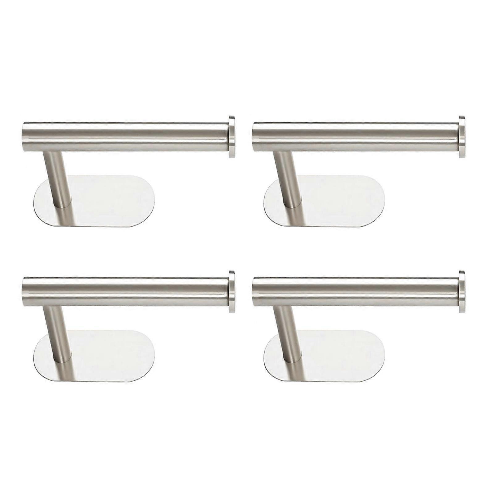 Pack Of 4 Metal Curtain Tiebacks Accessories Sturdy Adhesive Metal Curtain Holdbacks Suitable For Multiple Setting  Silver