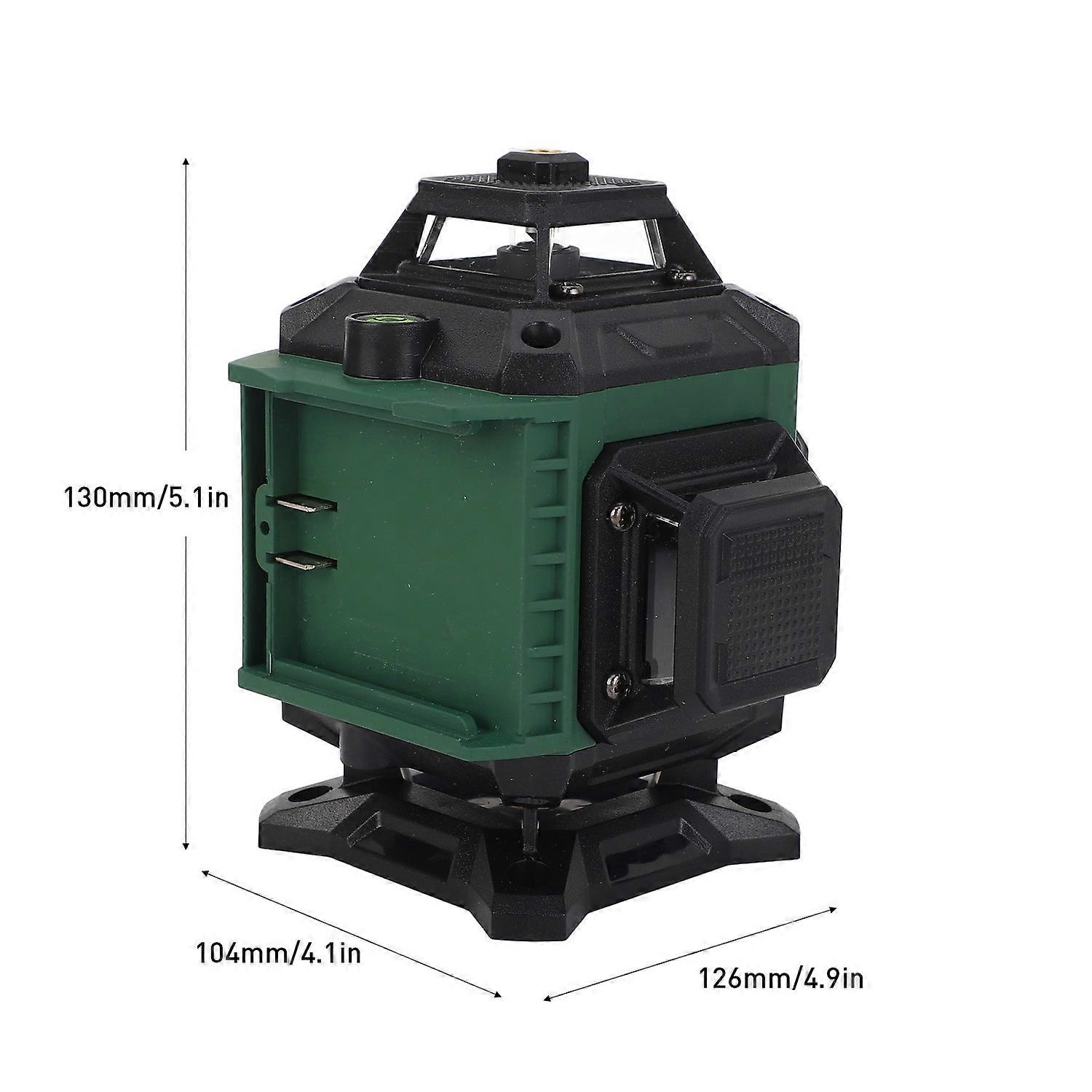 Multifunctional 16 Green Lines Level 3° Self Leveling Function Leveling Tool Omnidirectional Ground 