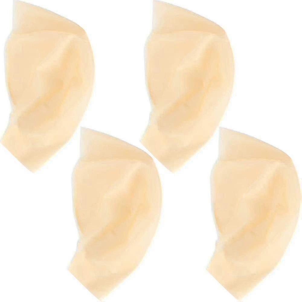 Realistic Latex Bald Caps for Adults, Set of 4 for Costume and Makeup Use