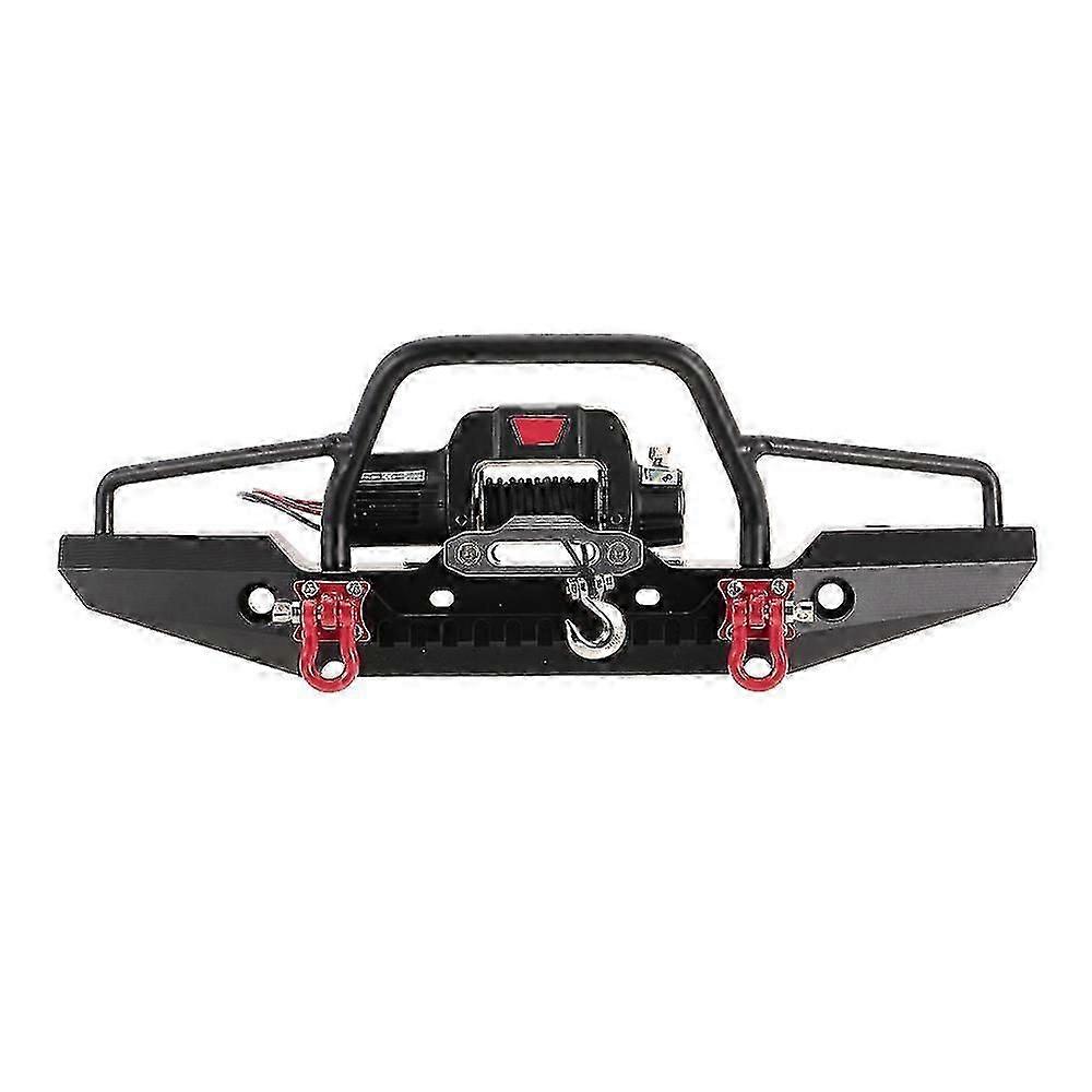 Metal Front Bumper With 2 Led Light & Remote Control Electric Winch