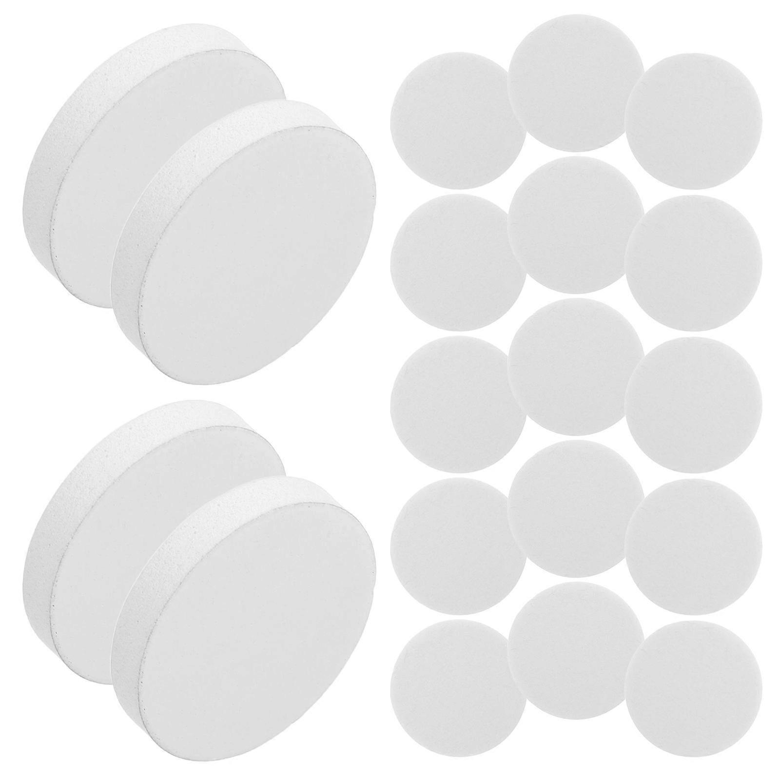 Buffer Block Nail Polishing Tool Set Salon Use Nails White Sponge for Smoothing Small Items 50Pcs