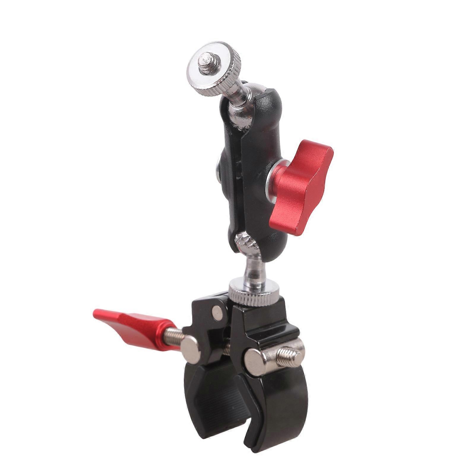 1/4inch Threaded Ball Head Threaded Screw Bracket Adapter Adjustable Phone Mount Adapter Support Multiple Device Multicolor