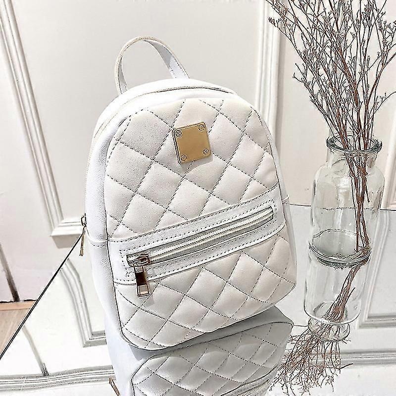 Läder Mini Kvinnors Ryggsäck Multi-funktion Damer Telefon Påse Pack Damer Skola Ryggsäck Axelväskor för kvinnor