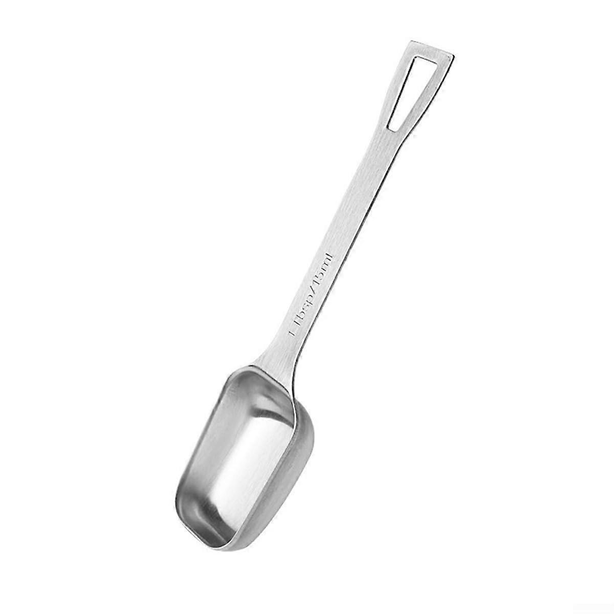Stainless Steel Coffee Measuring Spoon with Long Handle for Precise 1 Tablespoon Brewing