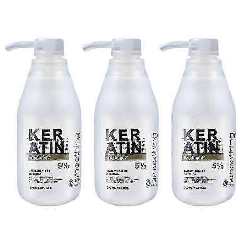 1-3pcs Kératine Brésilienne 12 % Formalin 300ml Shampooing Traitement à la Kératine - Réparation des Cheveux