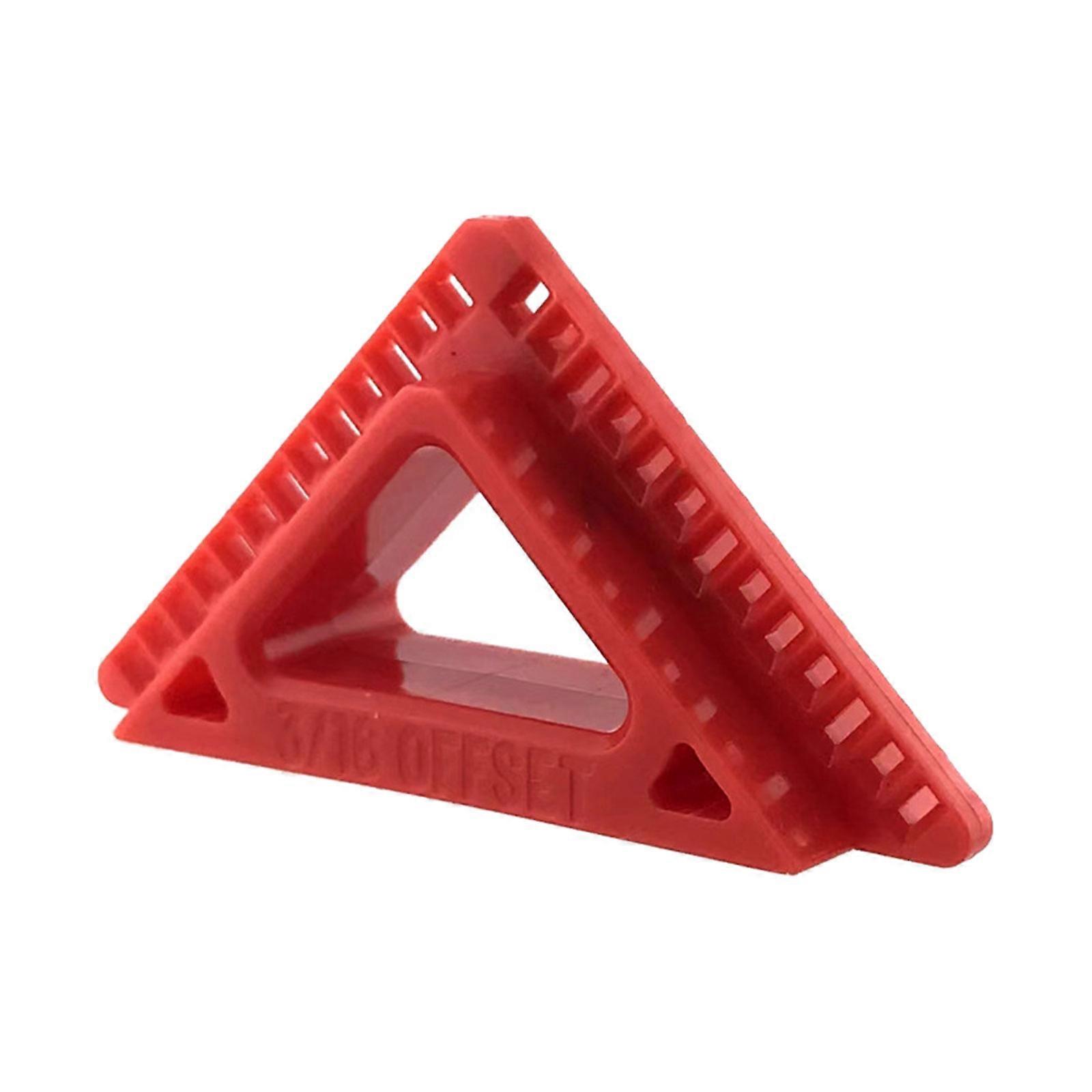 Multi Spacer Measuring Tool Small Design Enhances Woodworking Efficiency For Precise Door Window Trim Installation  Red