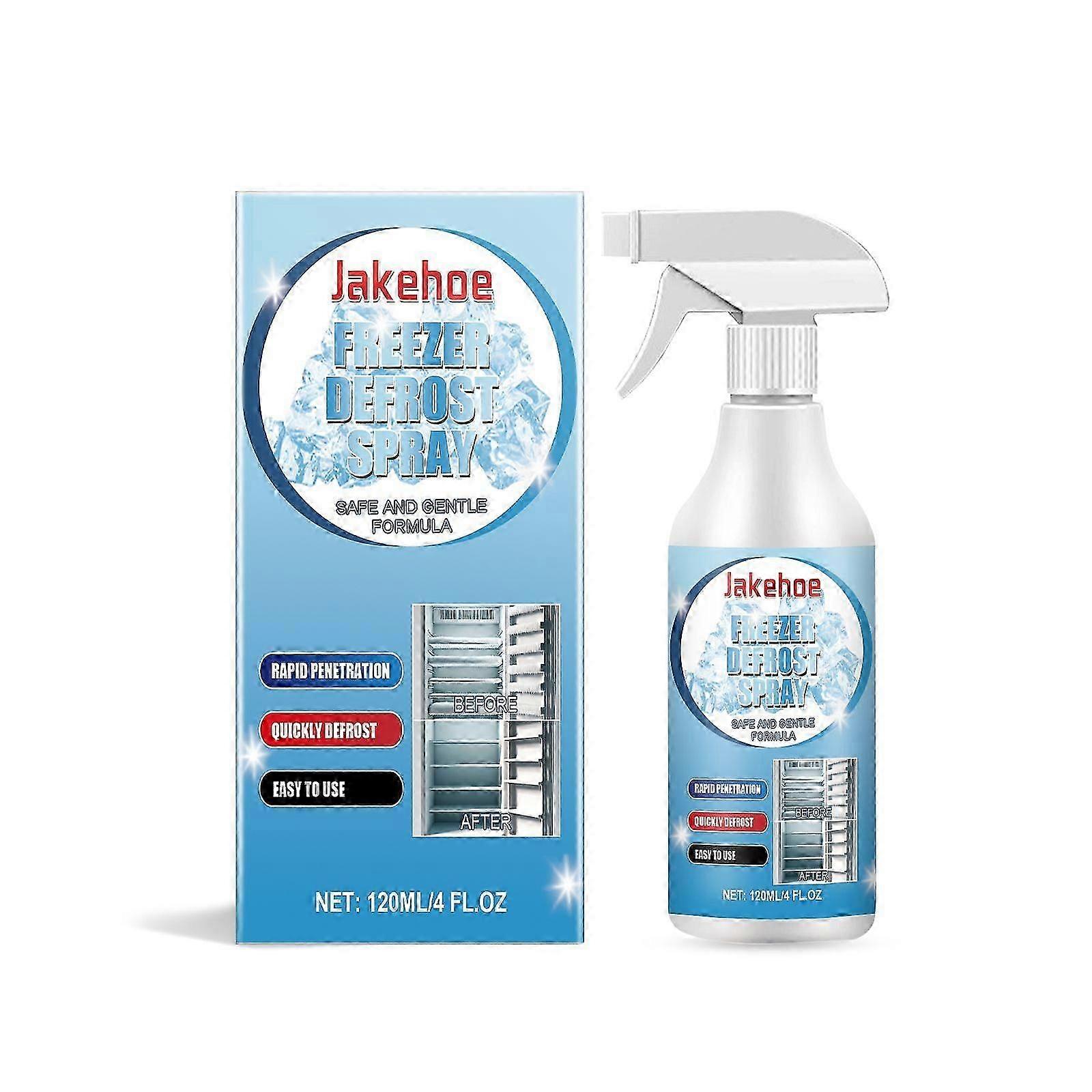 Jakehoe Freezer Defrosting Spray, Freezer Ice Maker, Car Window And Faucet Defrosting Multi-Purpose Spray