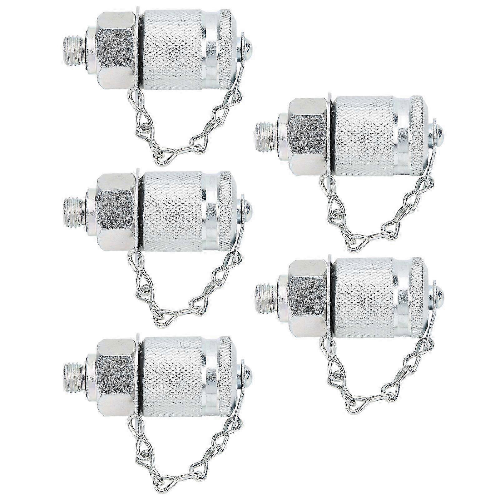 5Pcs Hydraulic Testing Adapter Thread Test Coupling Connectors Pressure Measuring PT/PPTM8 x 1 25-26s