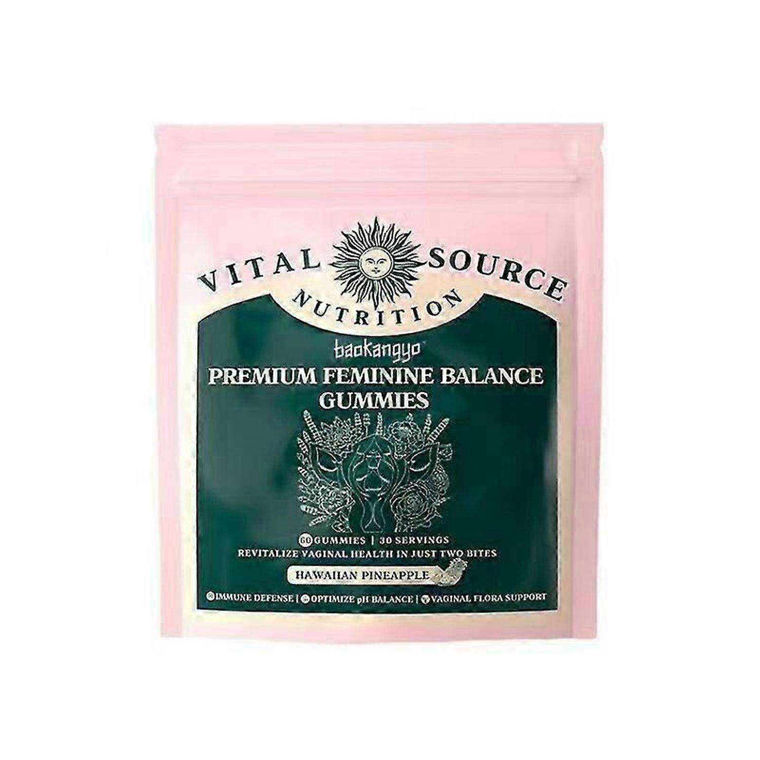 Feminine Balance Gummies 60 Count Nutrition Gels & Chew