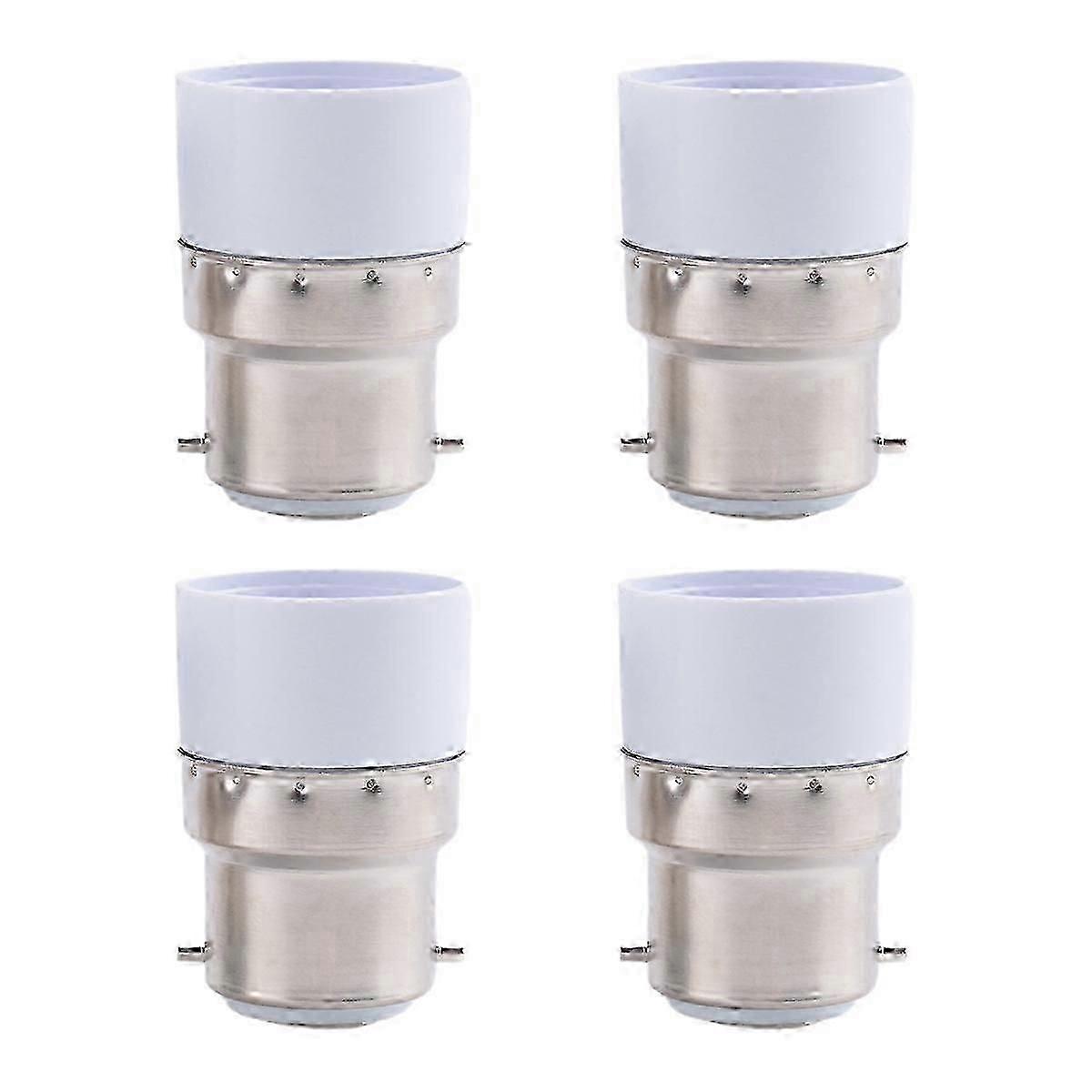 AC 220V B22 to E14 Base Socket Light Lamp Bulb Adapter Holder 4pcs