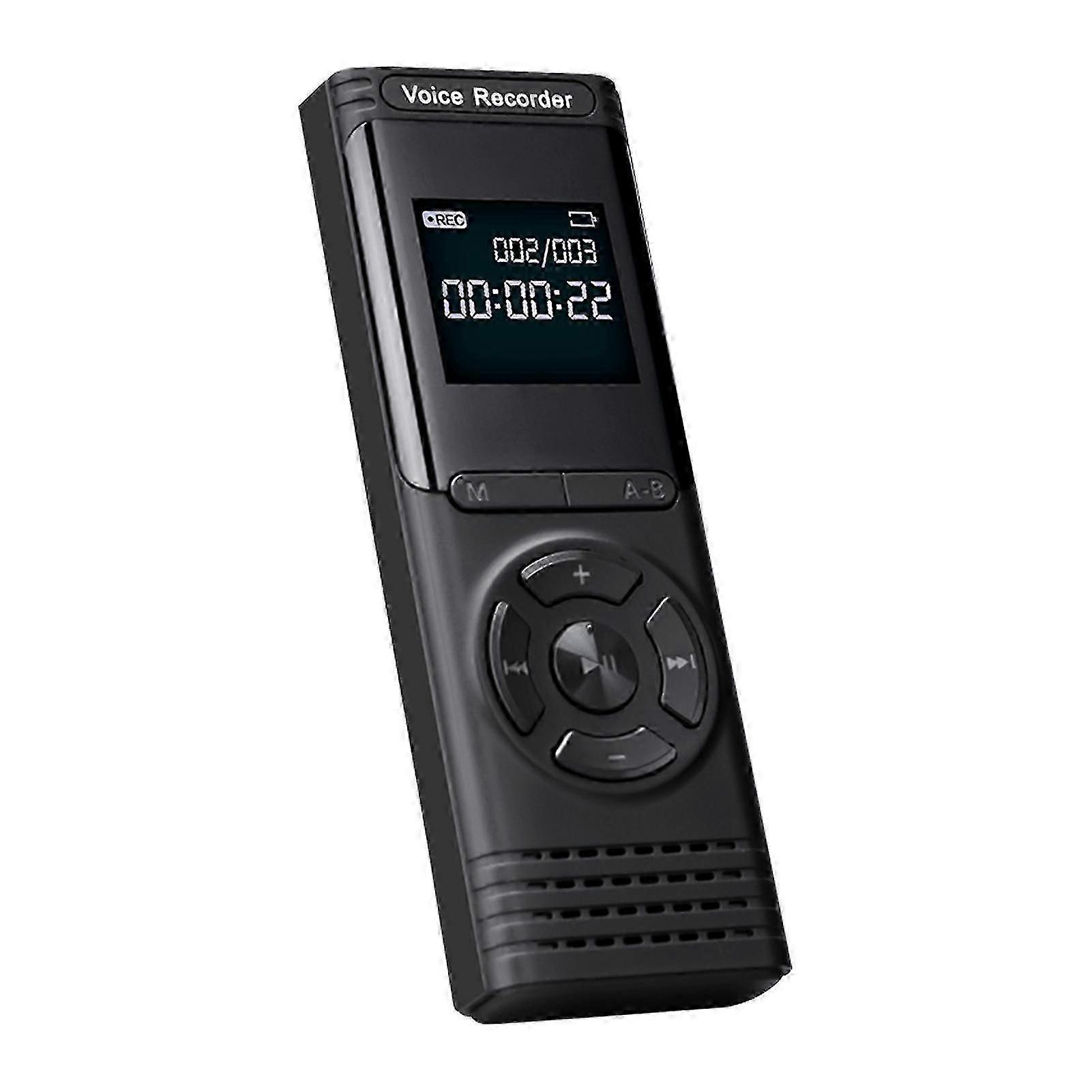 32GB Digital Voice Recorder with Voice Activation Dictaphone Function High Quality Audio Recording Device for Meetings and Interviews