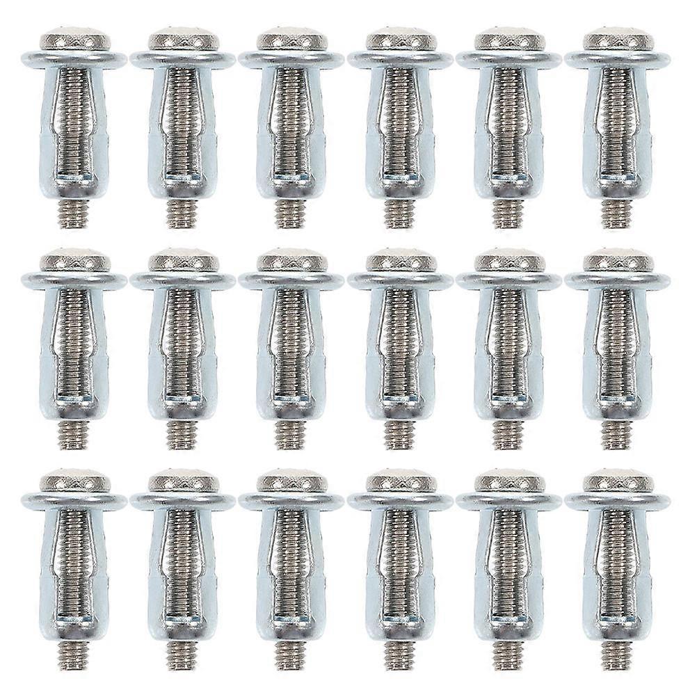 Threaded Inserts Nut Inserts For Metal Petal Nut Drying Rack Fixing Carbon Steel Galvanized 20Pack