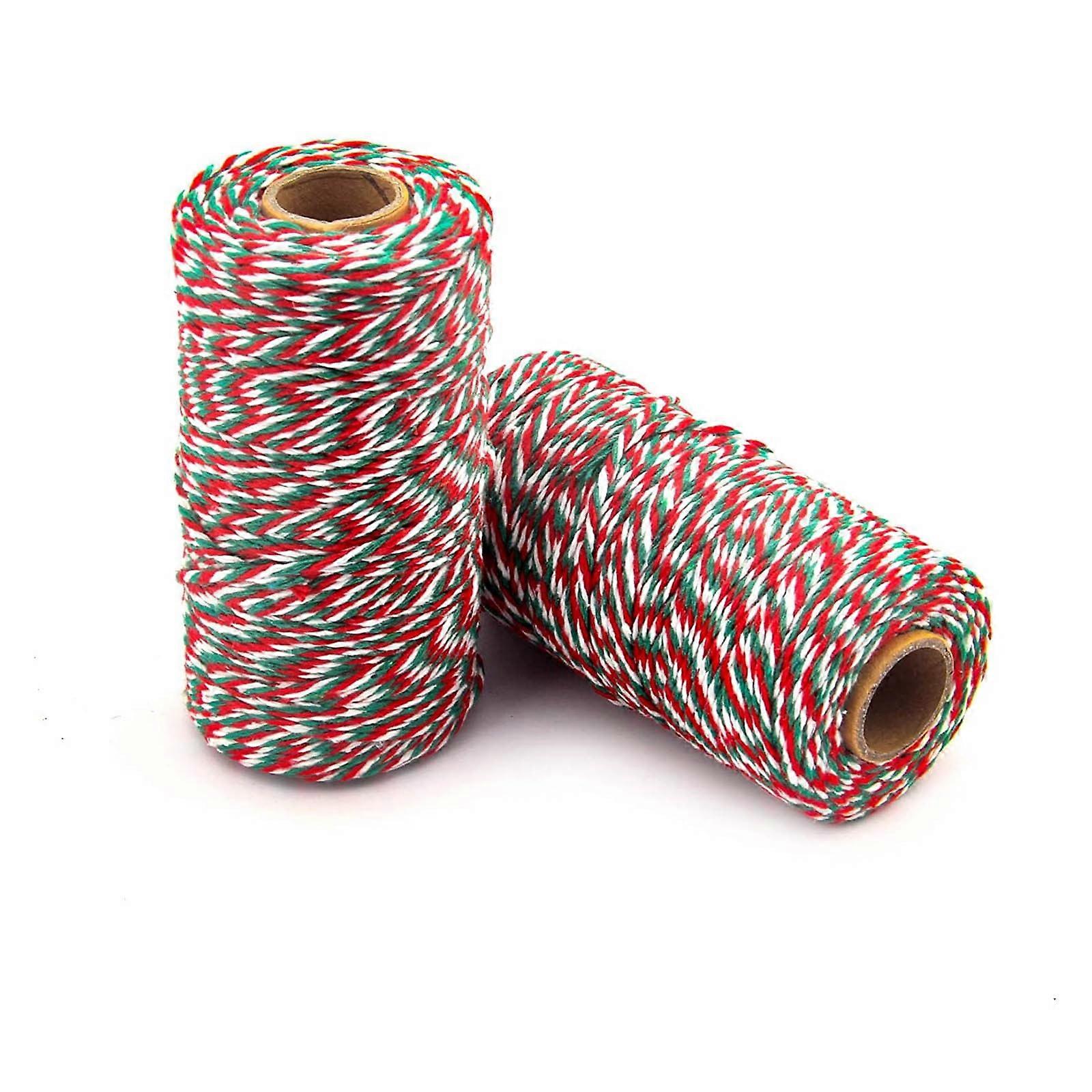 YiFudd 656 Feet/200m Packing String Rope for Christmas Decoration 2PC