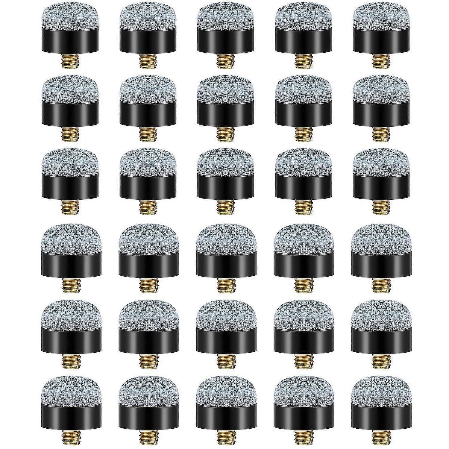 12 mm/13 mm Billiard Pool Cue Stick Tips, Screw on Tips Ferrules, Replacement for Billiard