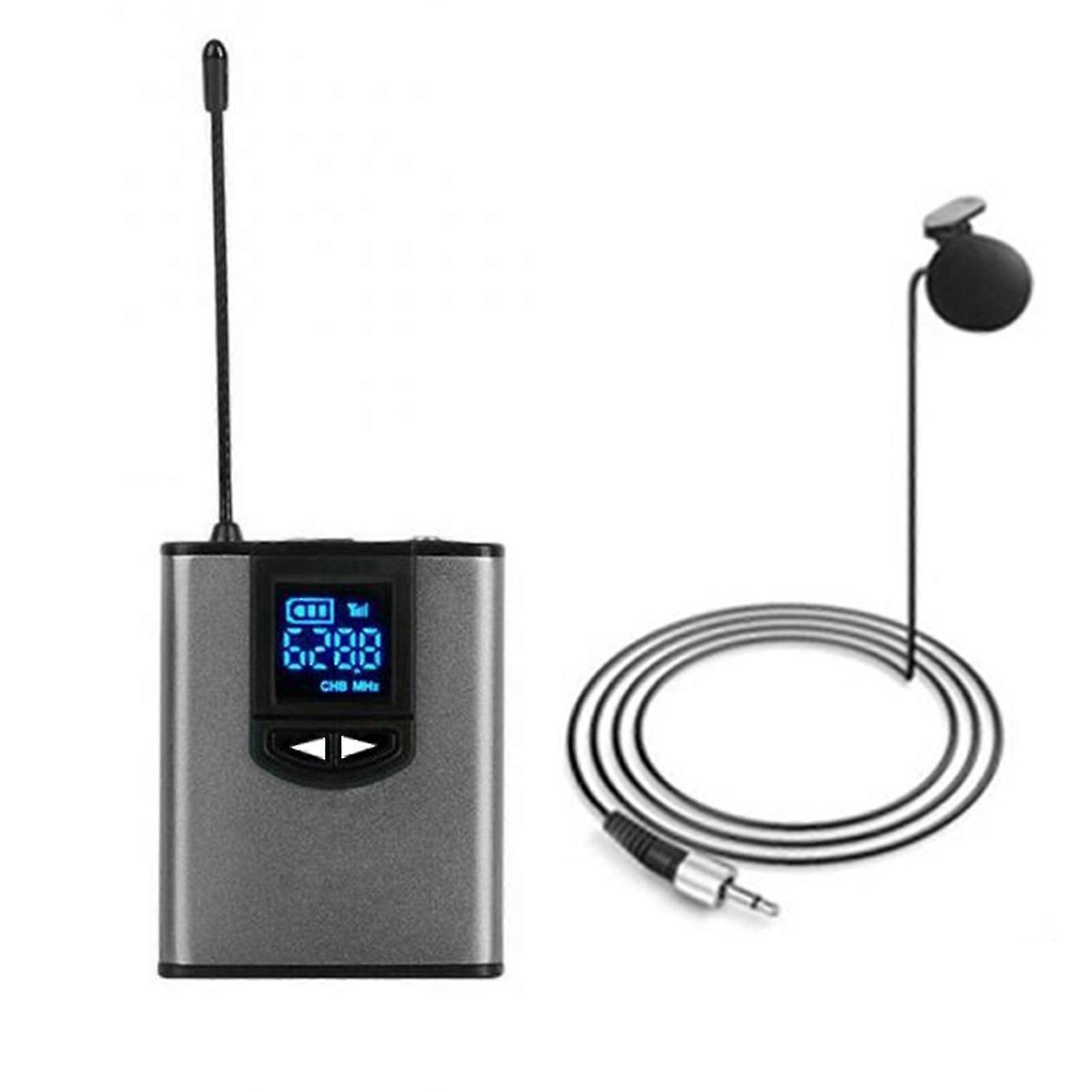Fiauli Portable Lapel/Headset Mic UHF Wireless Teach Microphone Receiver Transmitter