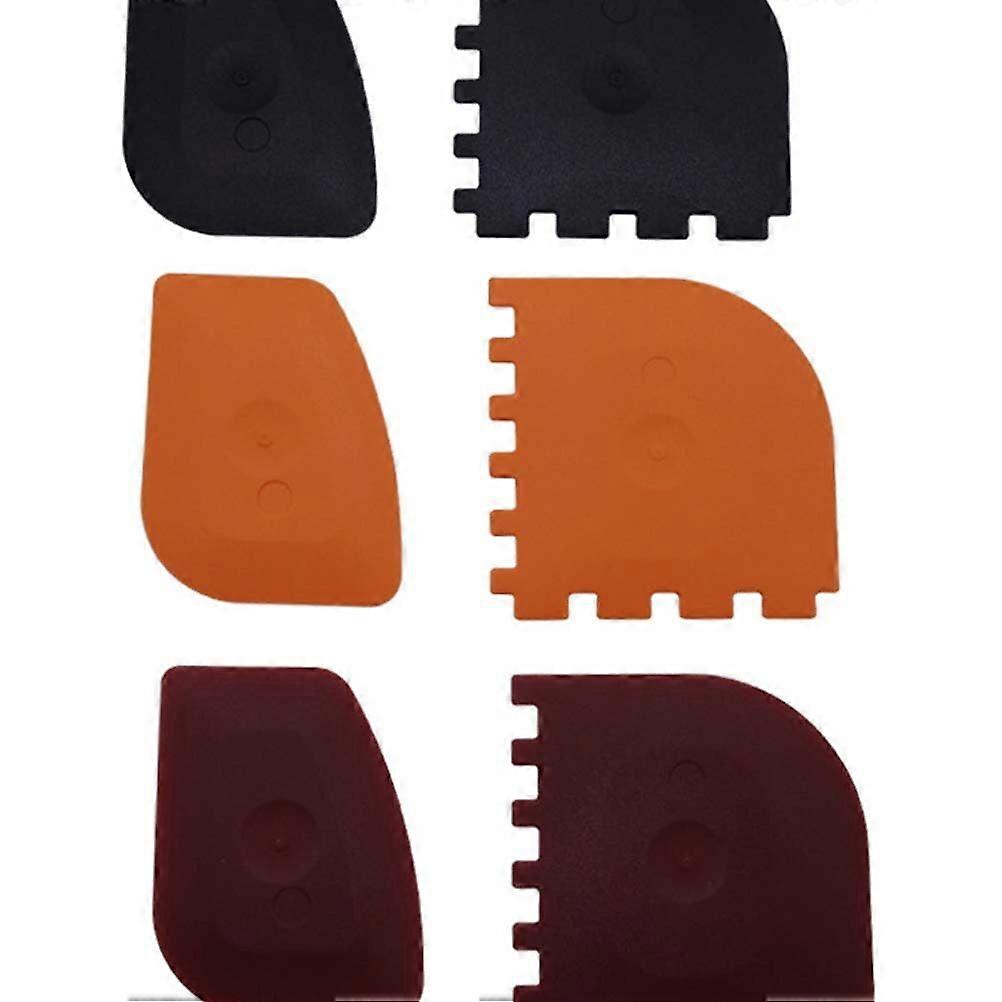 6 Pcs Dish Scraper Grill Pan Cleaner The Tools Cast Iron