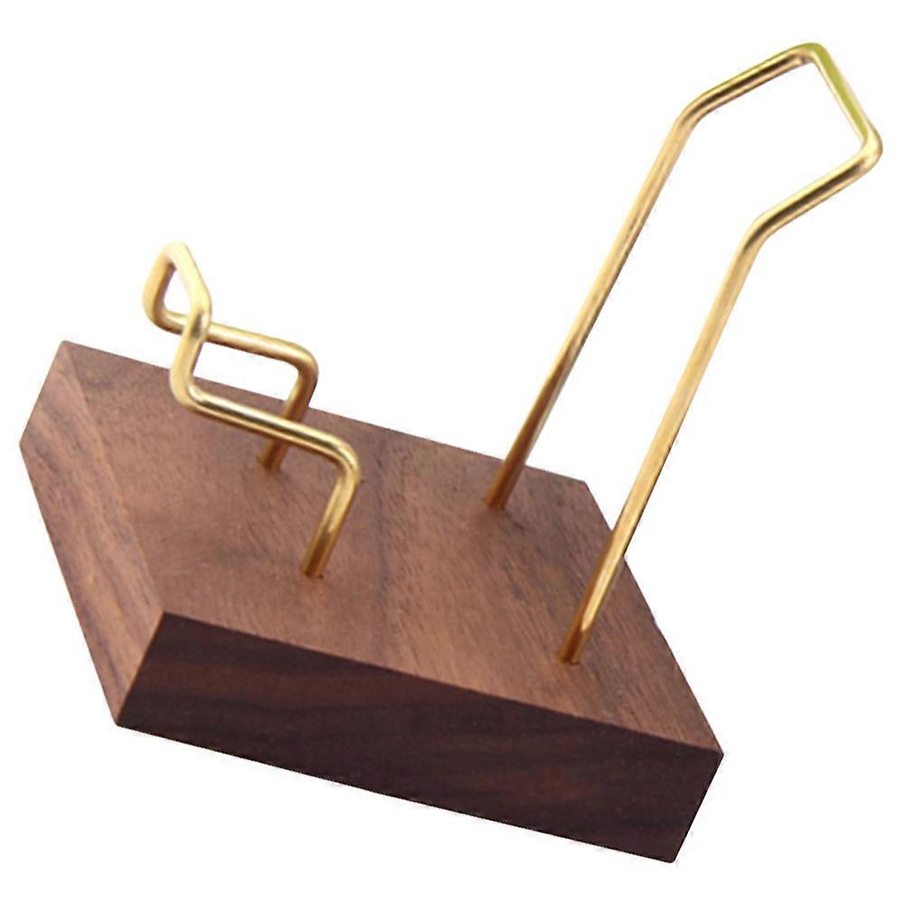 Ball Base Adornment Crystal-Ball Stand Home Copper Material Rectangular Base Storage Holder 1Set