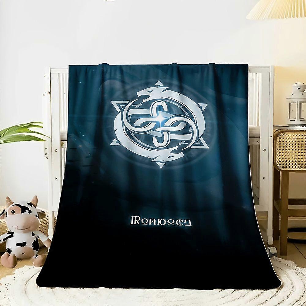 One Piece of Flannel Blankets Inspired by 'Lord of The Mysteries', Perfect for Casual Draping in Your Room, Creating a C-RFVCX236