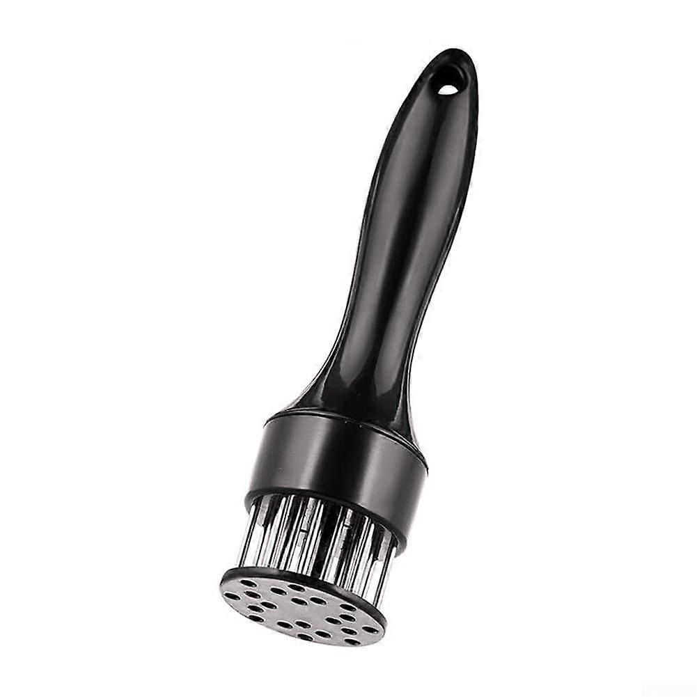 Meat Tenderizer Tool with RazorSharp Stainless Blades for Steaks and Poultry, Black 19x5cm
