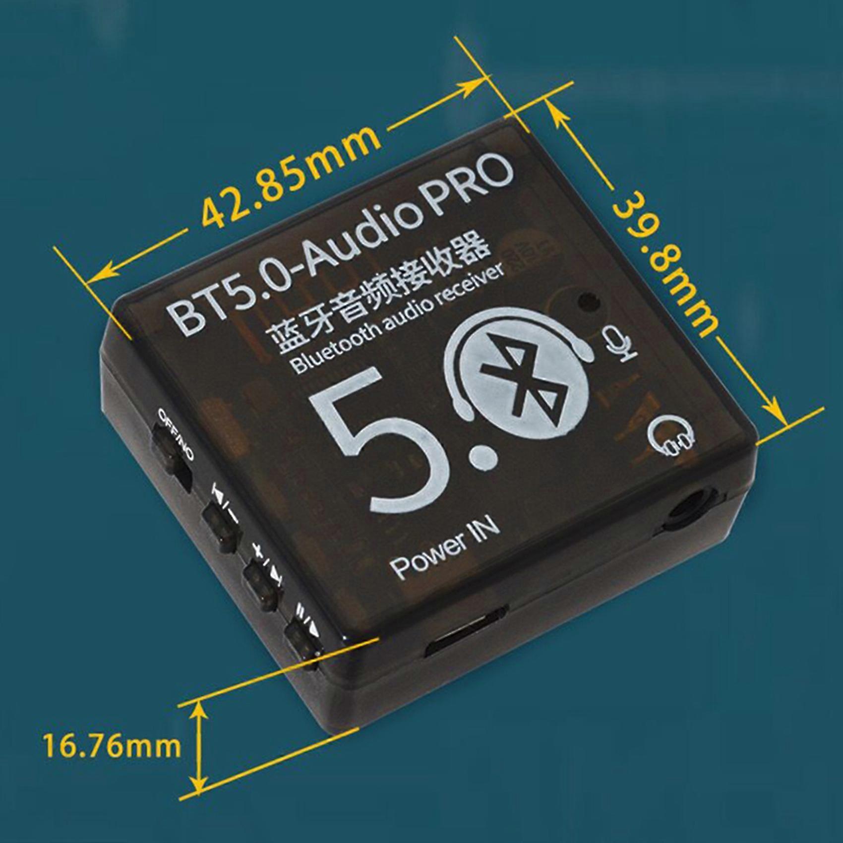 2 Pcs BT5.0 Audio Receiver MP3 Bluetooth Decoder Lossless Car Speaker, A & B