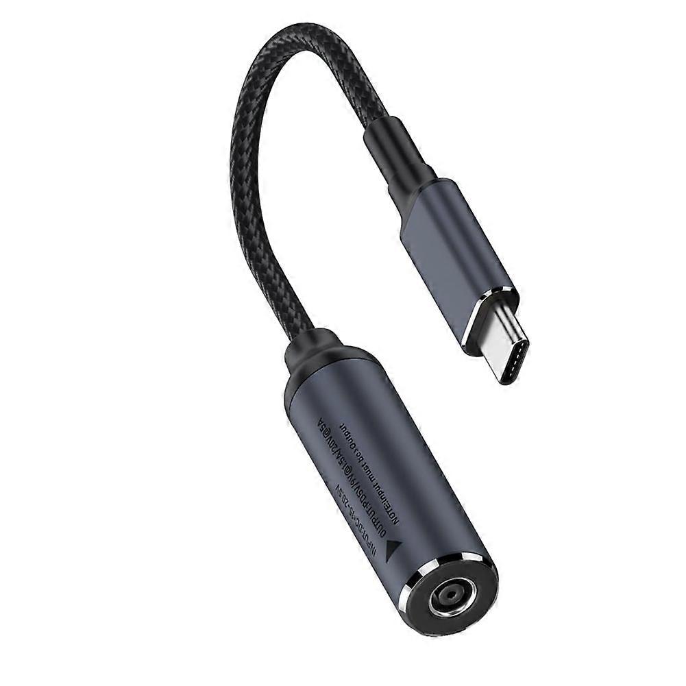 DC-Buchseneingang auf USB-C-PD-Stecker-Ladekabel