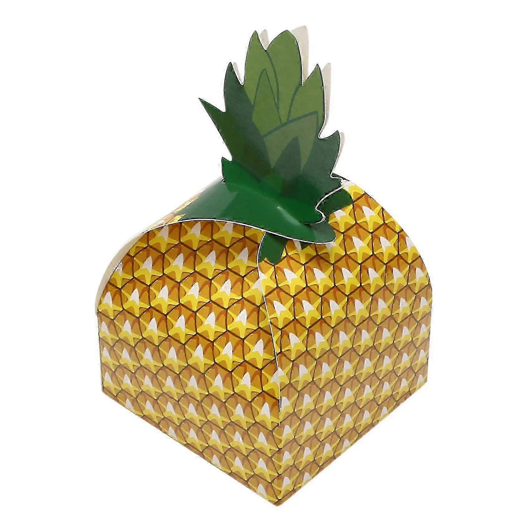 24pcs Pineapple Favor Boxes 3d Large Pineapple Gift Boxes