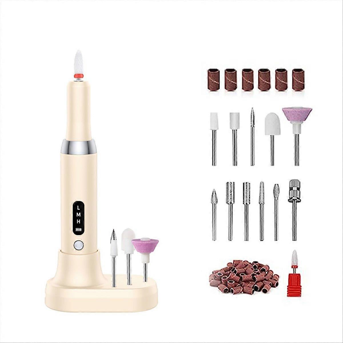 Nail Polisher Drill Bits Professional Nails Grinding Polishing,C