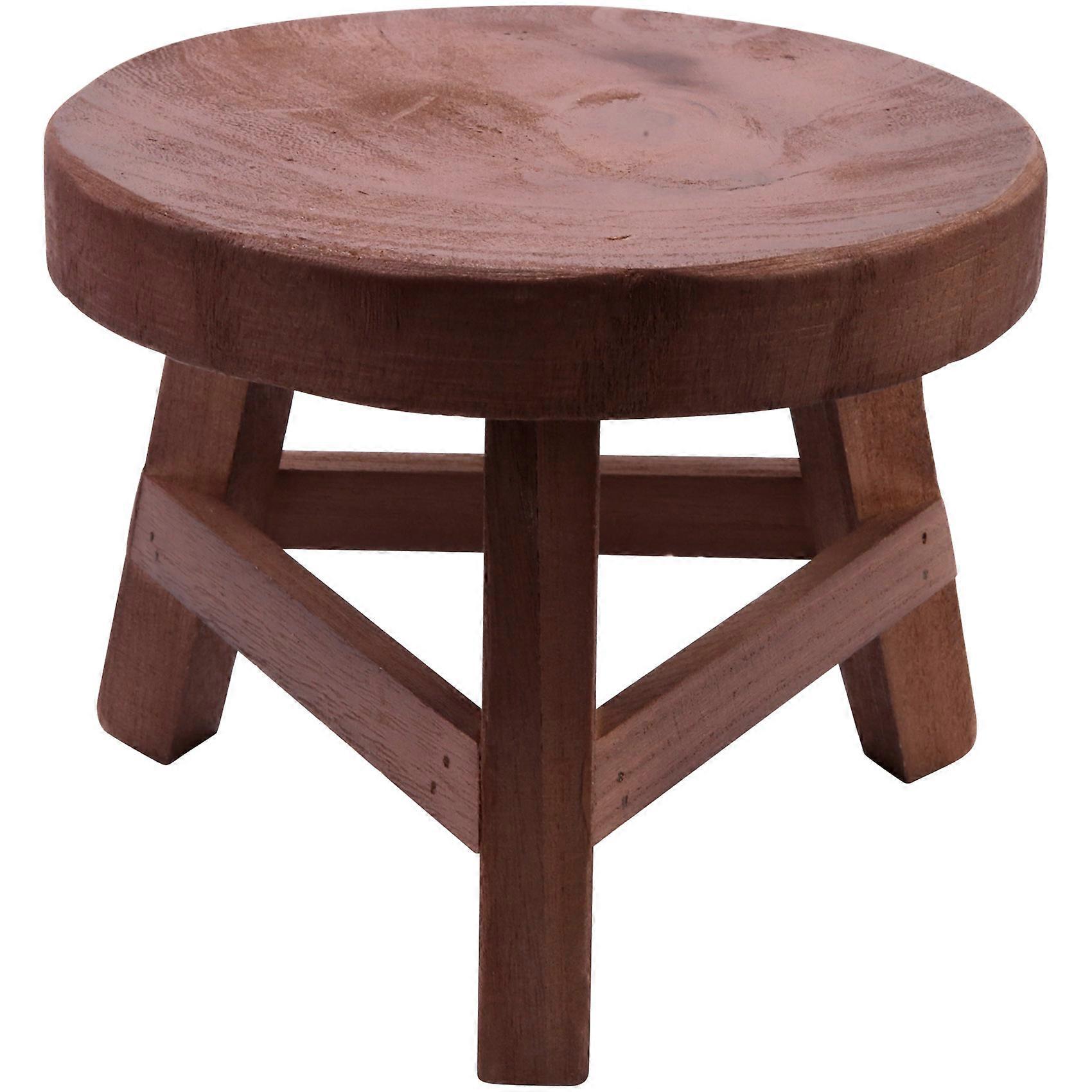 Wooden Plant Stand, High Stool Plant Stand Multi-Function
