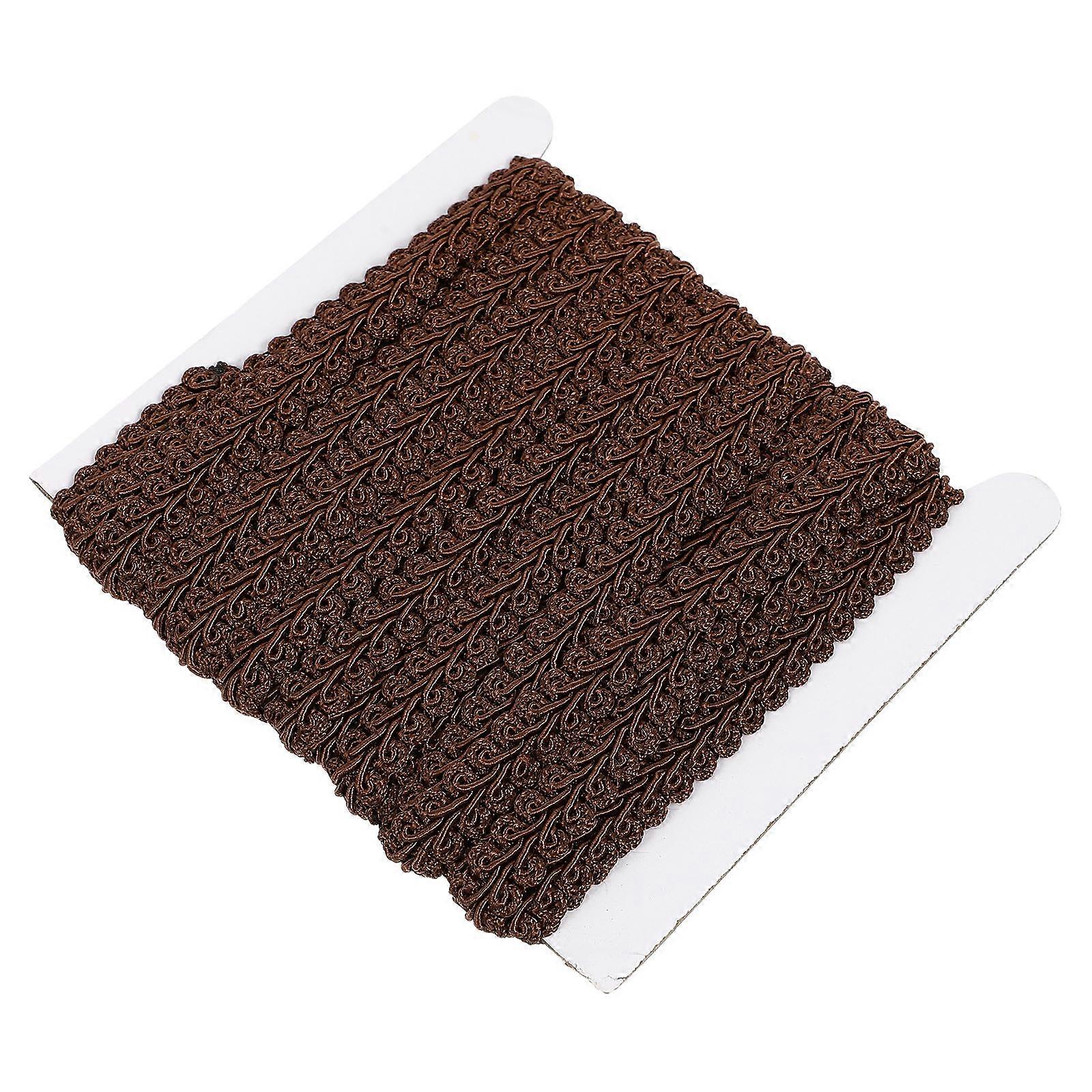 1 Roll  Curtain Trim Ribbon DIY Polyester Braid Trim Pelmet Garment Edging