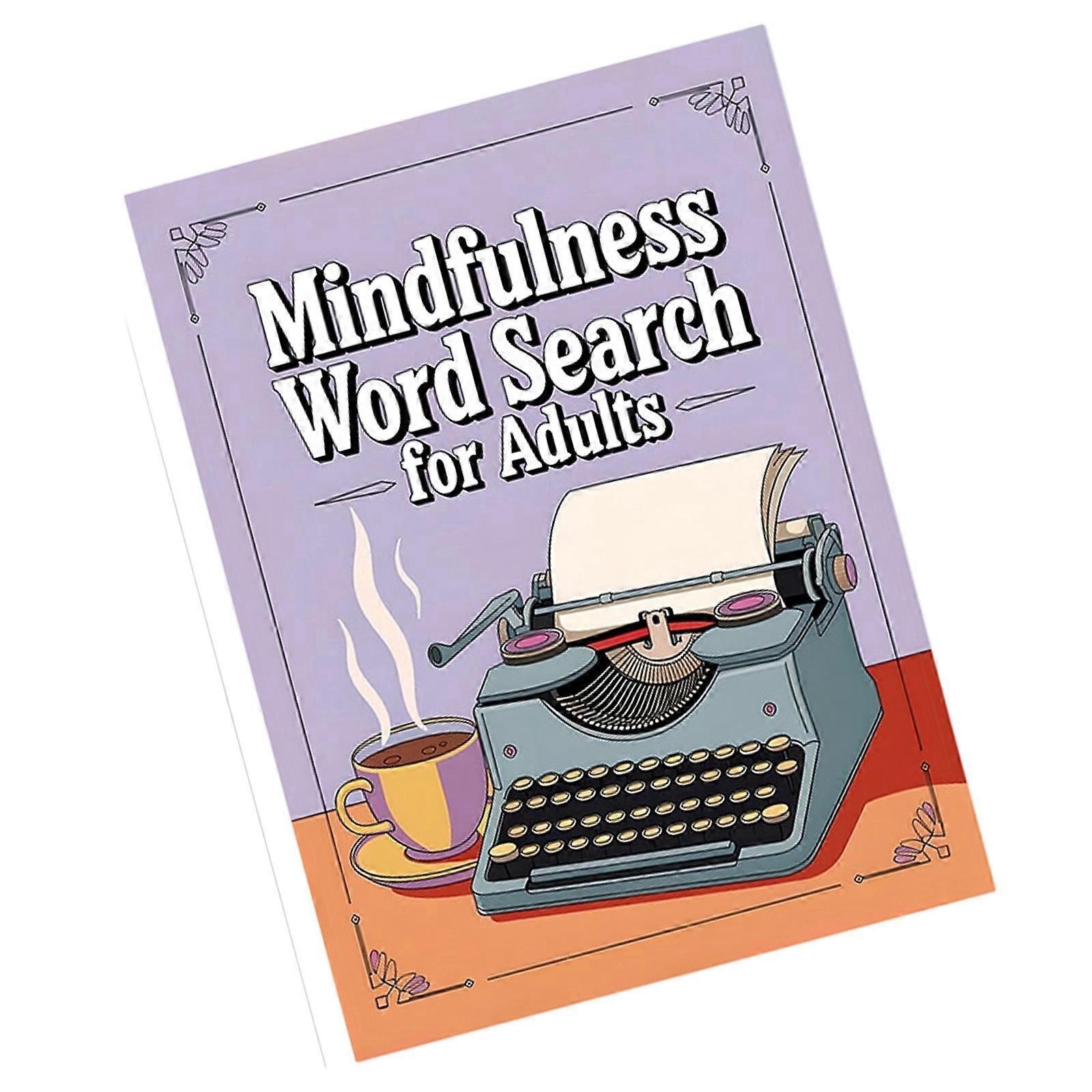 Word Search Puzzle Book Compacts Design Word Search Notebook Easy to Carry for Commuters Enjoy Entertainment Any Where Multicolor