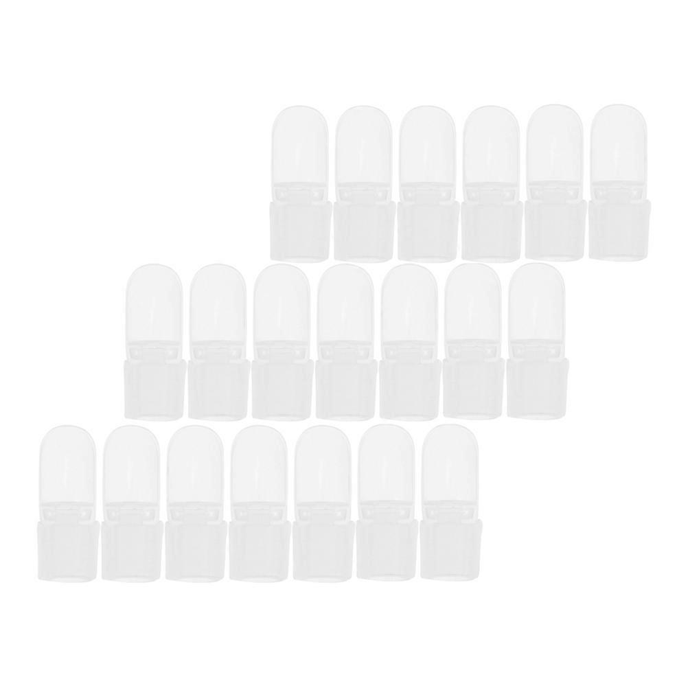Nail Varnish Protector for Manicure Use 90Pcs White Plastic Holder