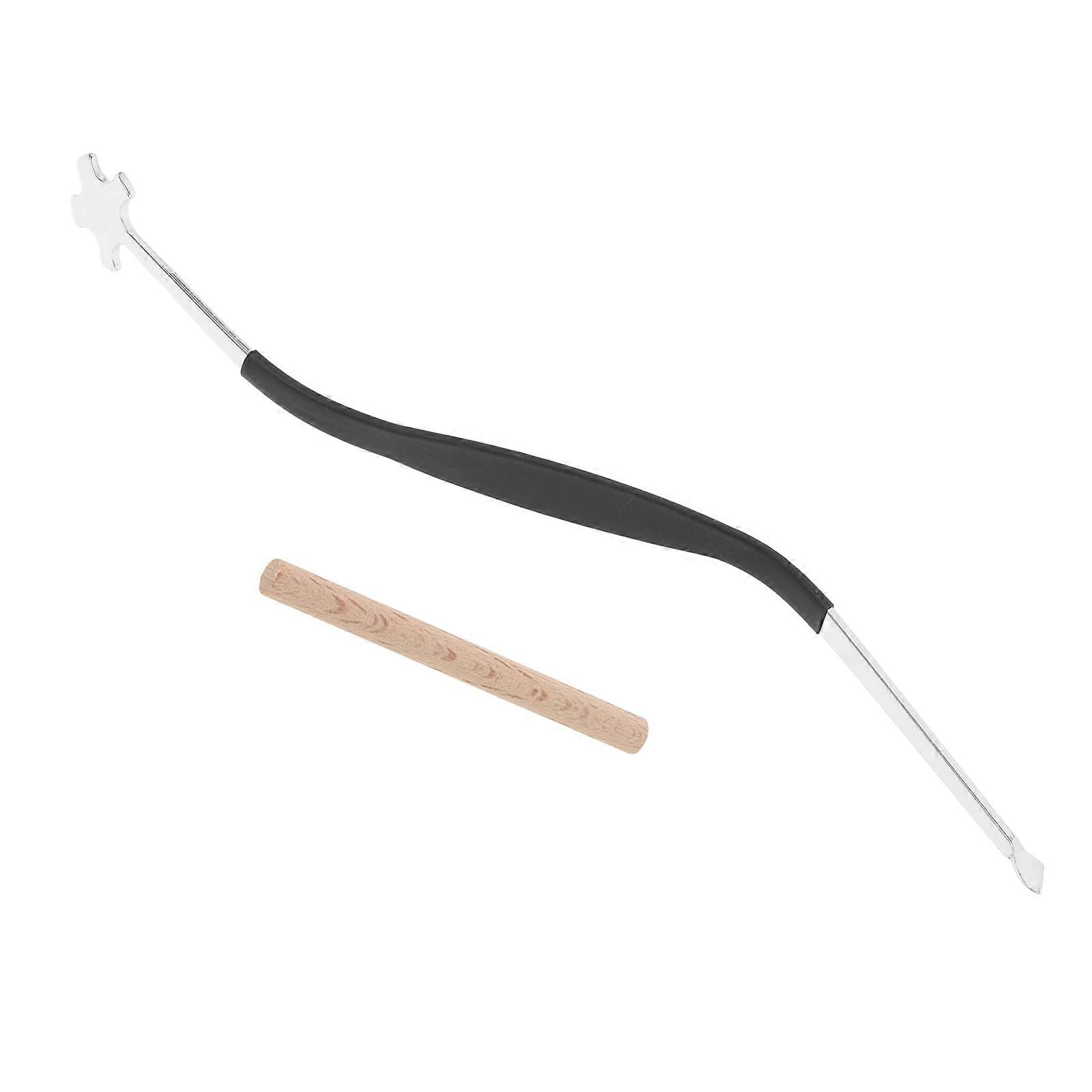 Silver Violin Sound Post Tool Set for Easy Installation 2Pcs Luthier Essential