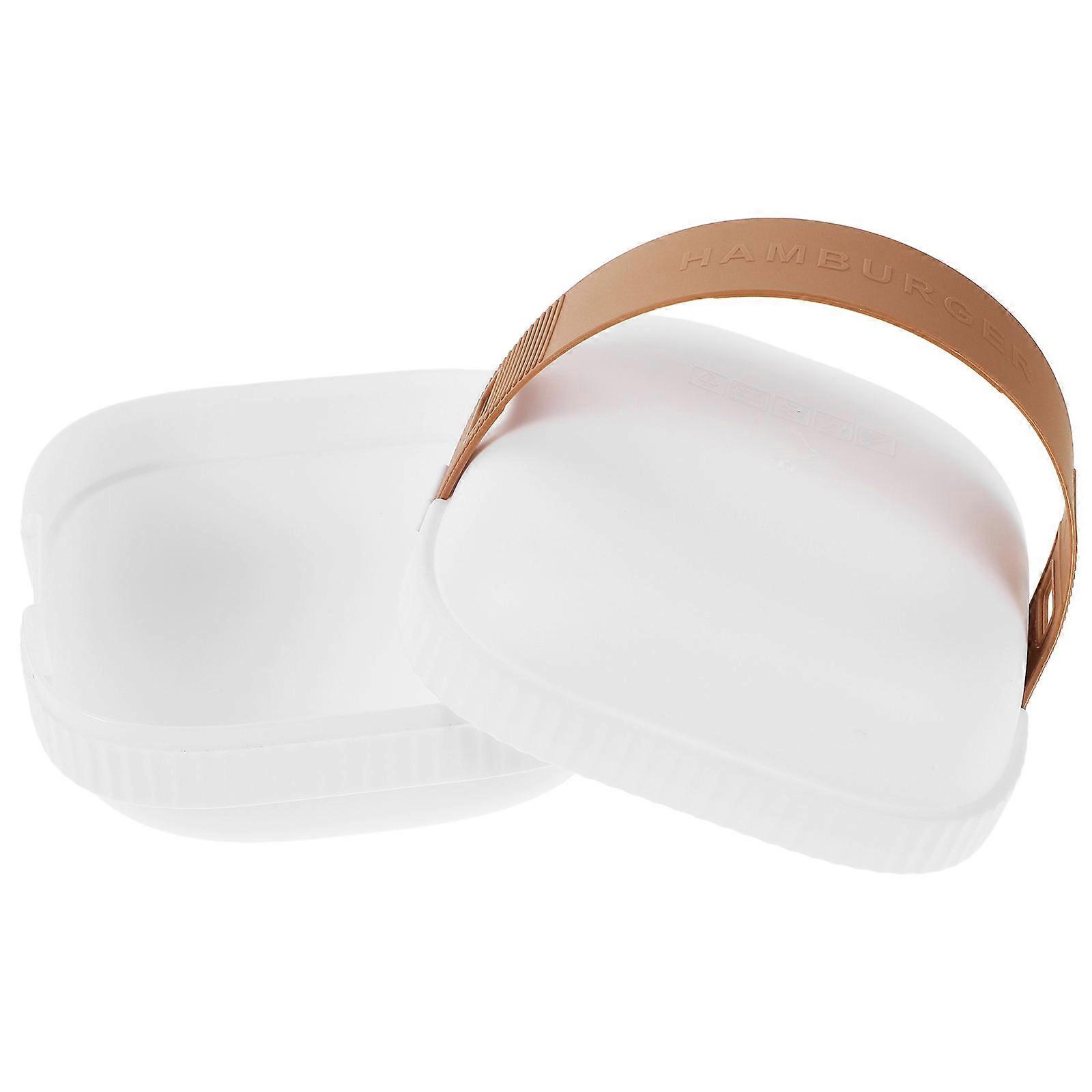 Reusable Sandwich Containers Hamburger Box for Storage Plastic Lunch Box