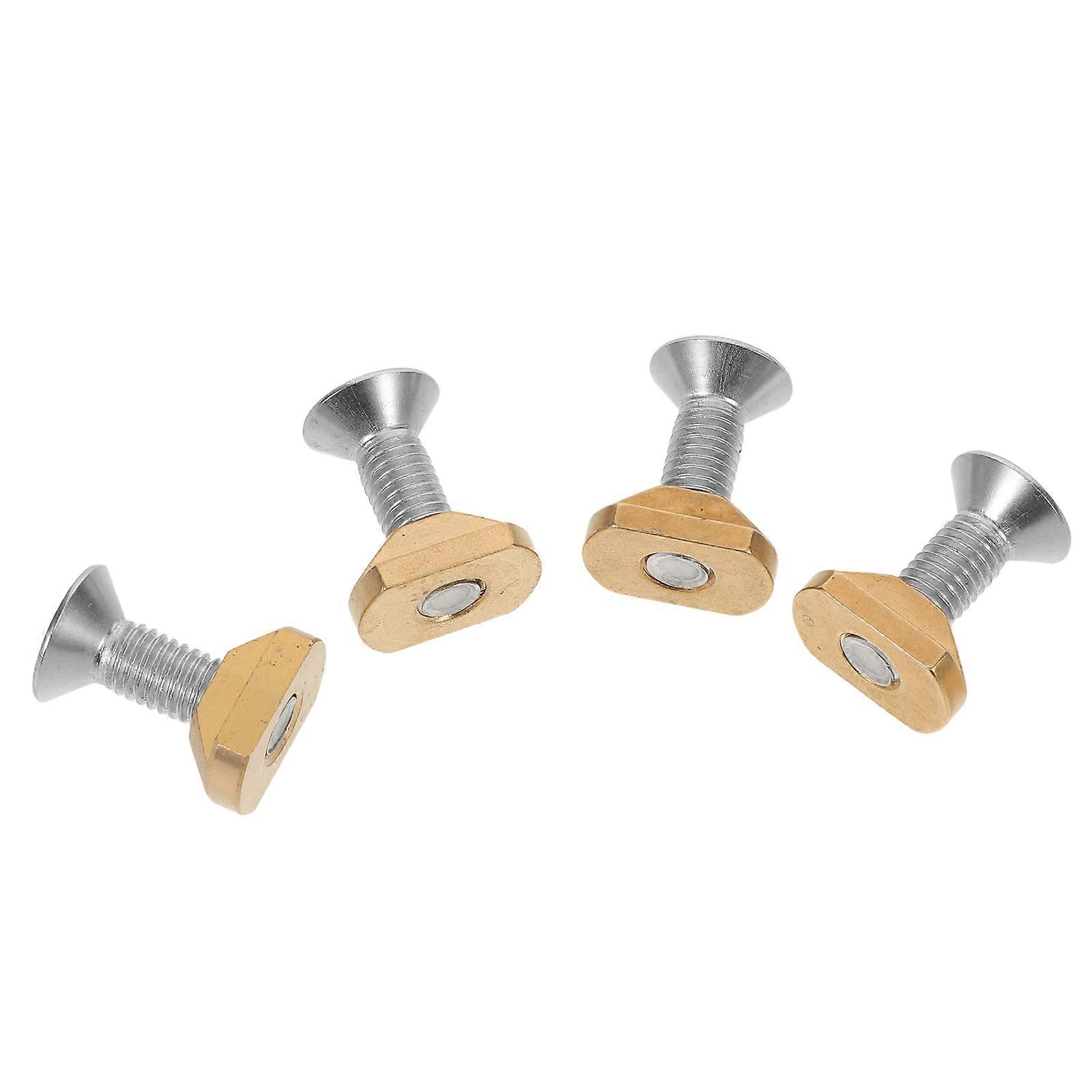 Brass T-Nut Set for Hydrofoil Board with Hex Screws 1Set