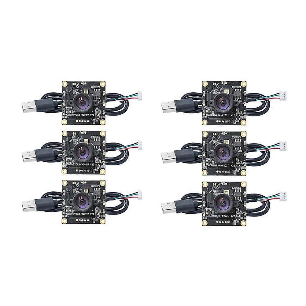 6Pcs OV9732 100 Degrees 1280x720 30fps Camera Module for Autodarts Io with 1M Cable,PCB SIZE:32x32mm, Camera Module