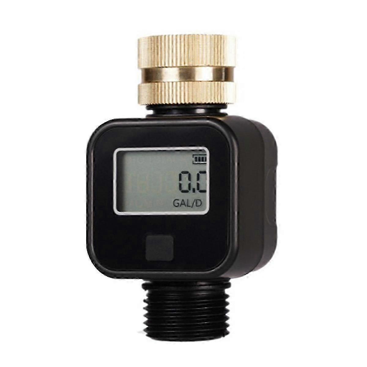 Water Flow Meter IPX6 Waterproof with Brass Inlet Thread