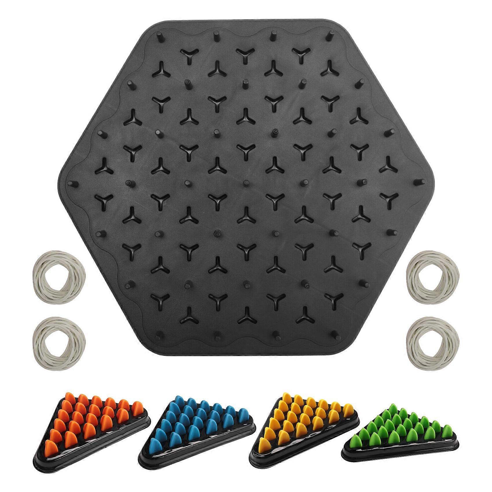 Geometric Chain Chess Puzzle Triangle Chess Tabletop Game Family Interactive Exercise Thinking Children Logic