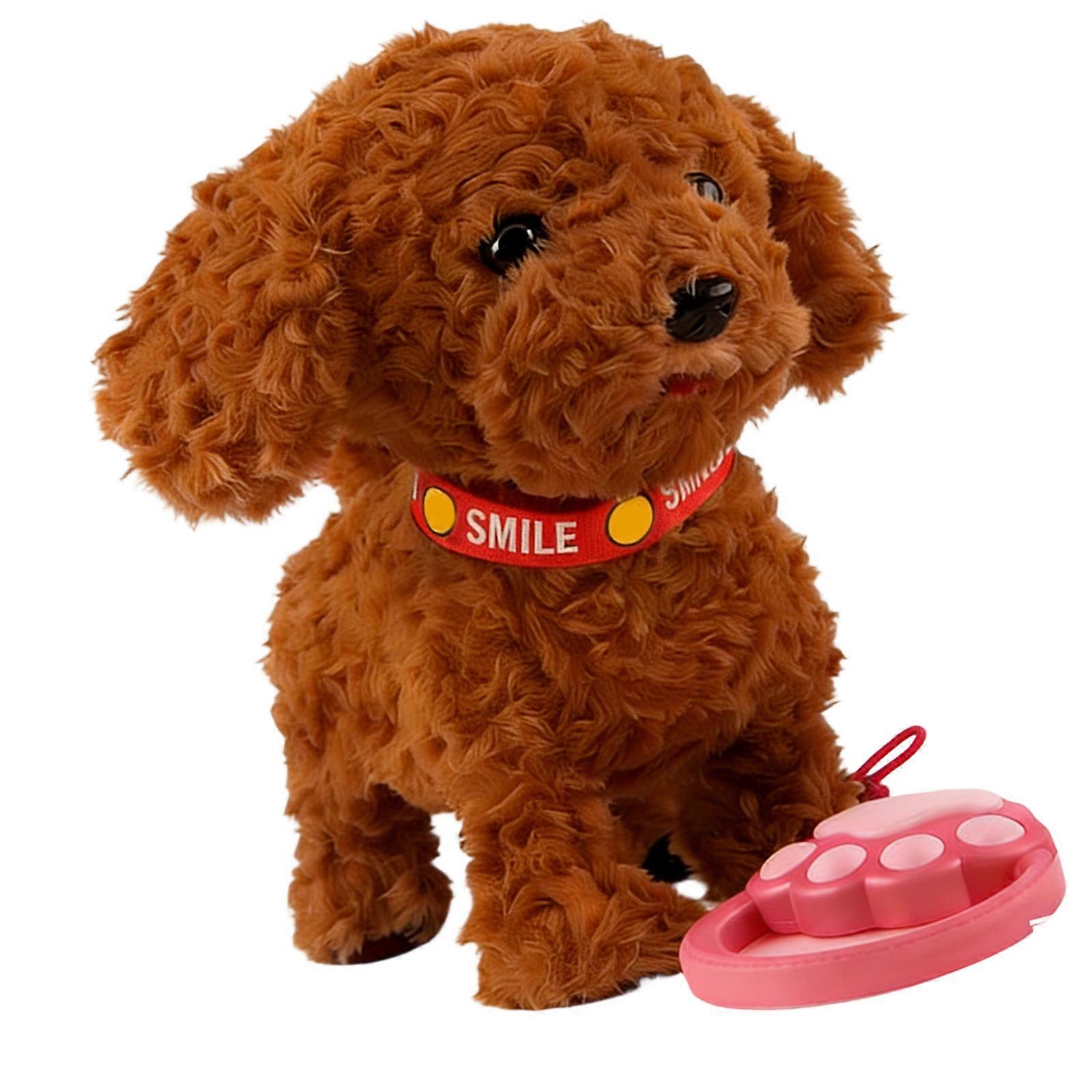 Soft Electric Toy Dog for Kids That Walks Barks and Learns to Talk Encouraging Emotional Bonding and Safe Play Multicolor