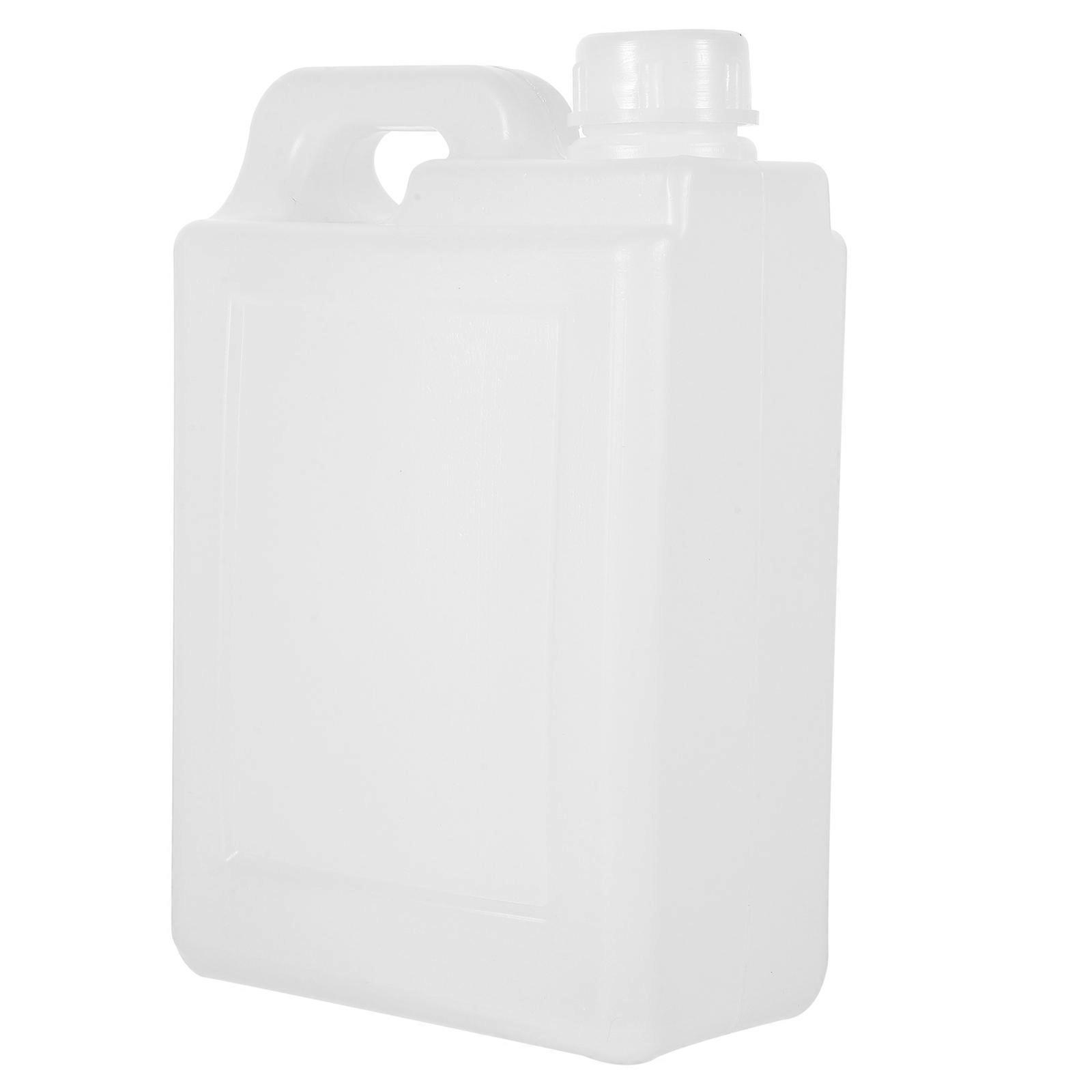 Plastic Flat Bottle Durable Liquid Container for Storage Use 1L Style B