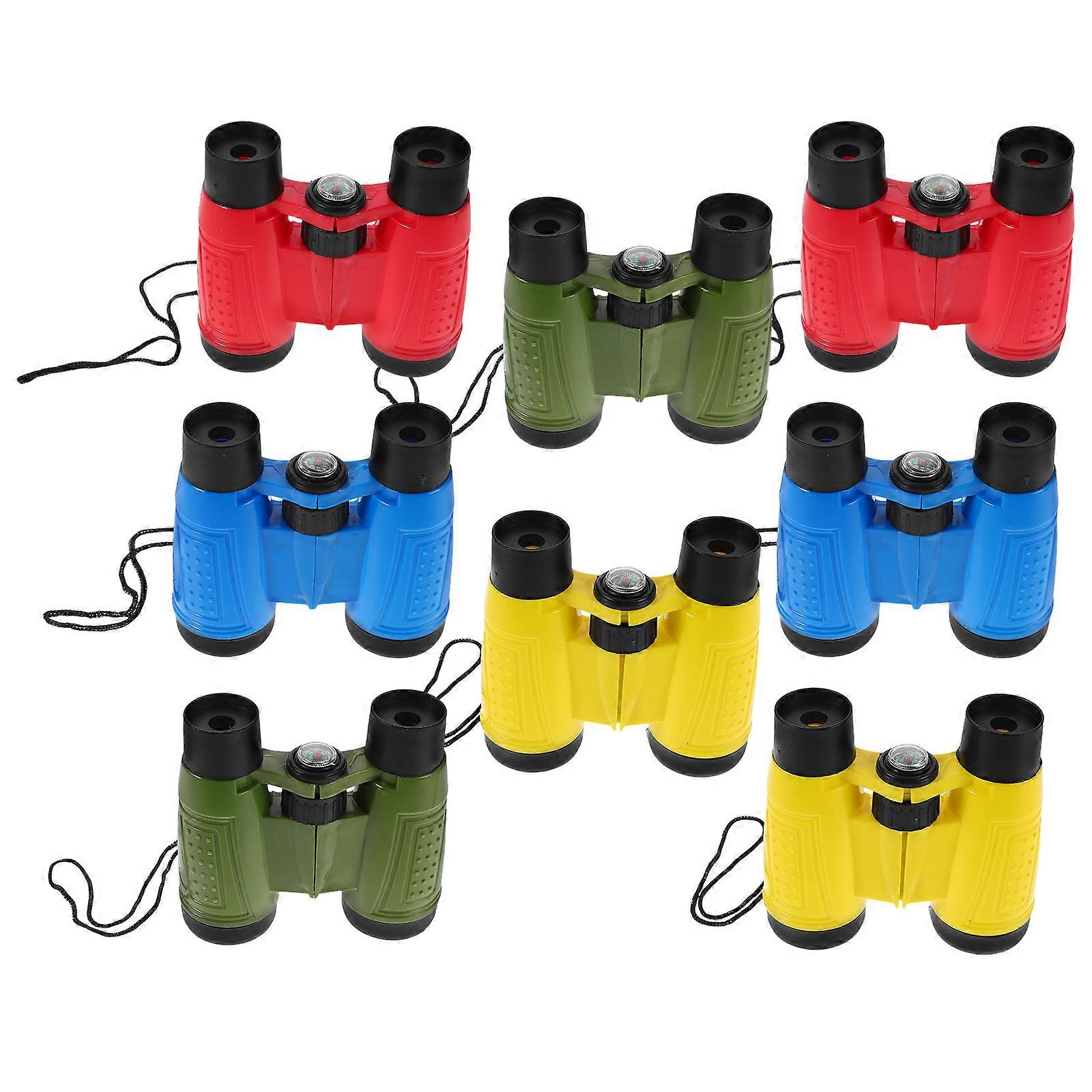 Toddler Binoculars Educational Telescope for Camping Activities 8Pcs