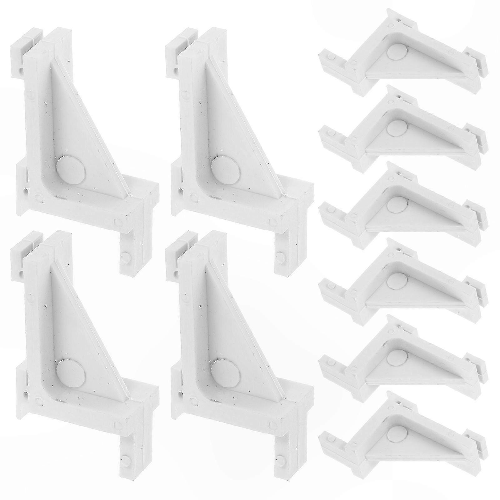 10 Pack Freezer Shelf Clips and Brackets for Cooler Storage Organization
