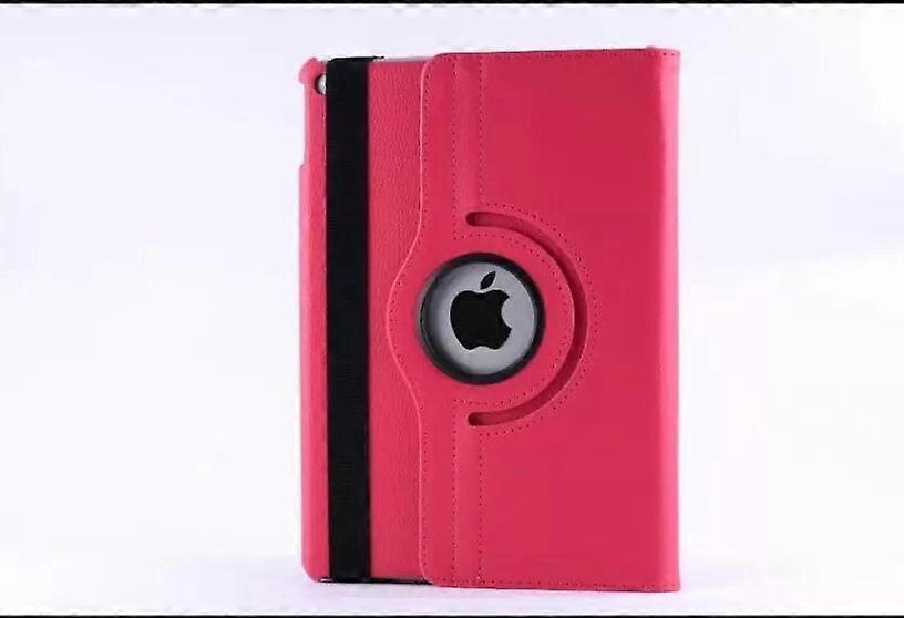 Case For Ipad 10th 10.9"/11th 11" Rose Red Rotating Leather Litchi Texture