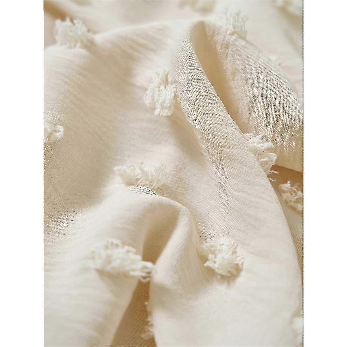 V Neck Pom Pom Shirts M