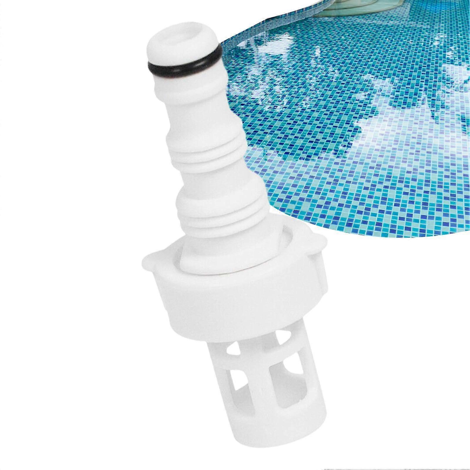 Pool Hose Adapter with Leak Connection, PVC Drain Plug Connector for Efficient Pool Water Removal