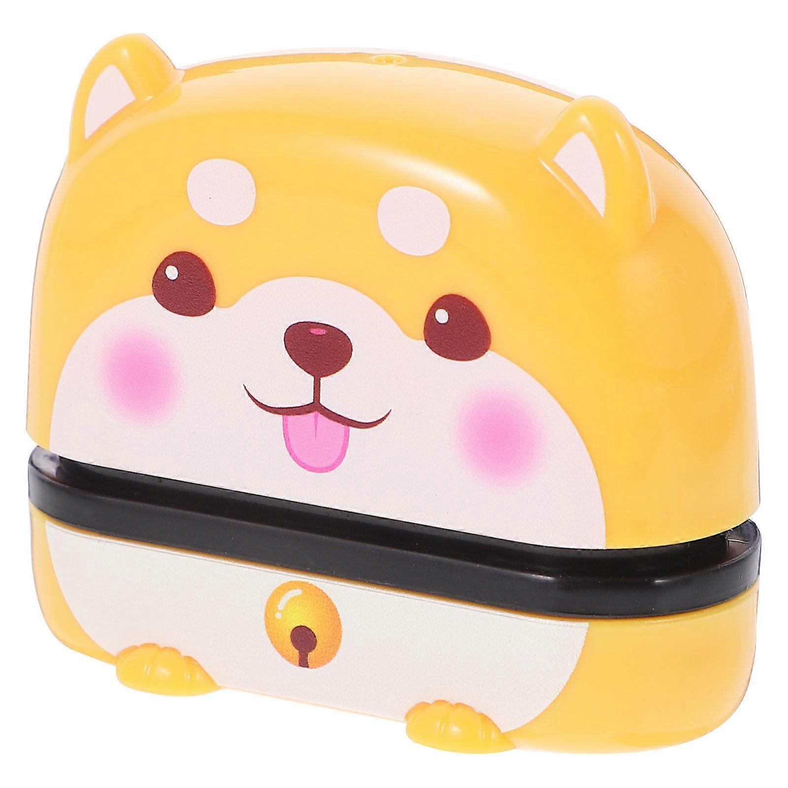 Funny Children Stamp Name Marking Yellow for Classroom Use 1Pack