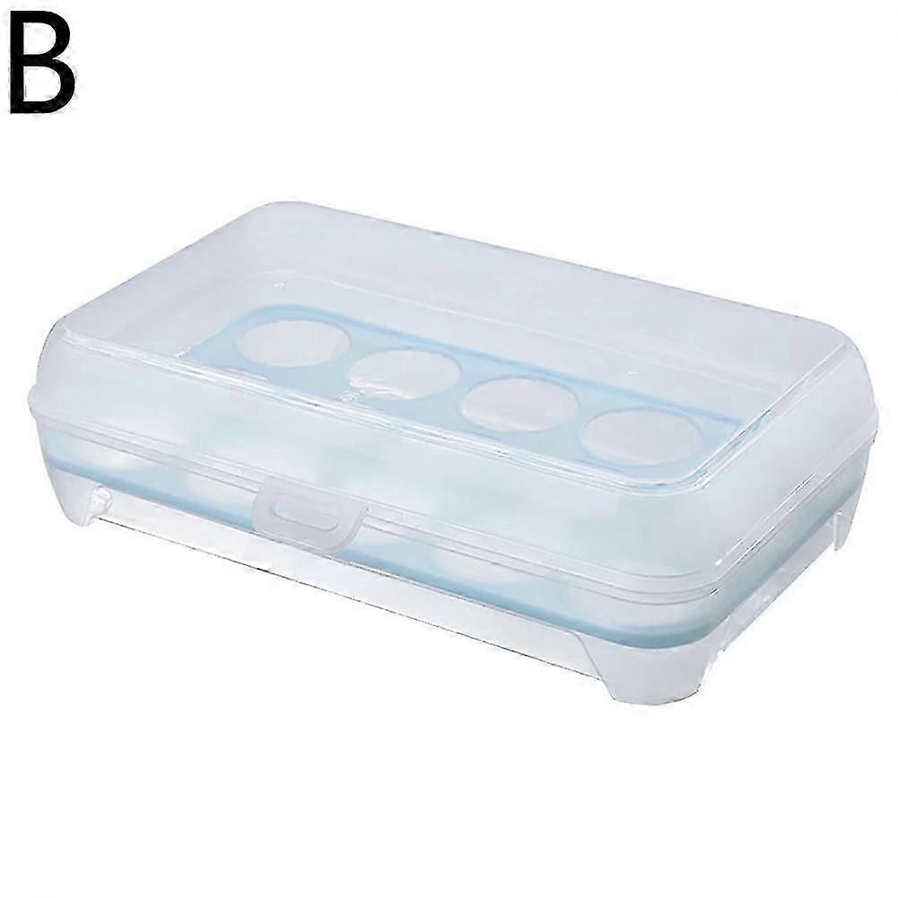 2026 Egg Preservation Plastic Case Box Holds 15 Eggs Home Kitchen Refrigerator