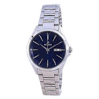 Westar Blaues Zifferblatt Edelstahl Quarz 40212 STN 104 Damenuhr