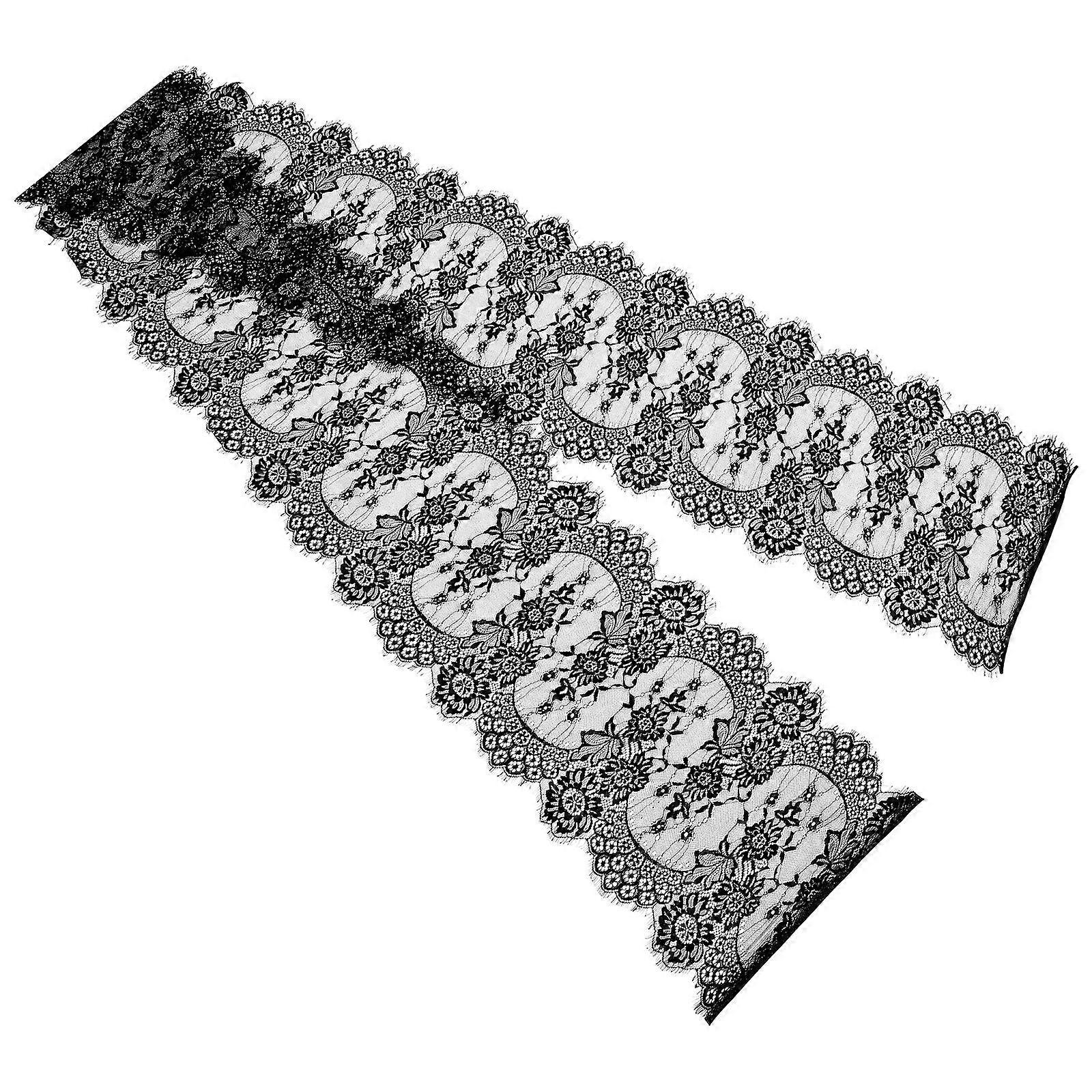 Vintage Lace Tablecloth 4Pcs Cotton Material Rectangular Shape Enhancing Festive Atmosphere For Celebrations