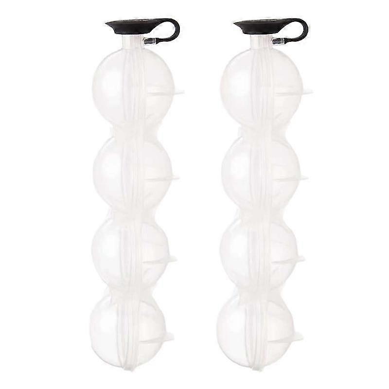 Ice Grid Mold Multi-functional 4 Cavity Silicone PP Creative Ice Cubes Tray for Bar