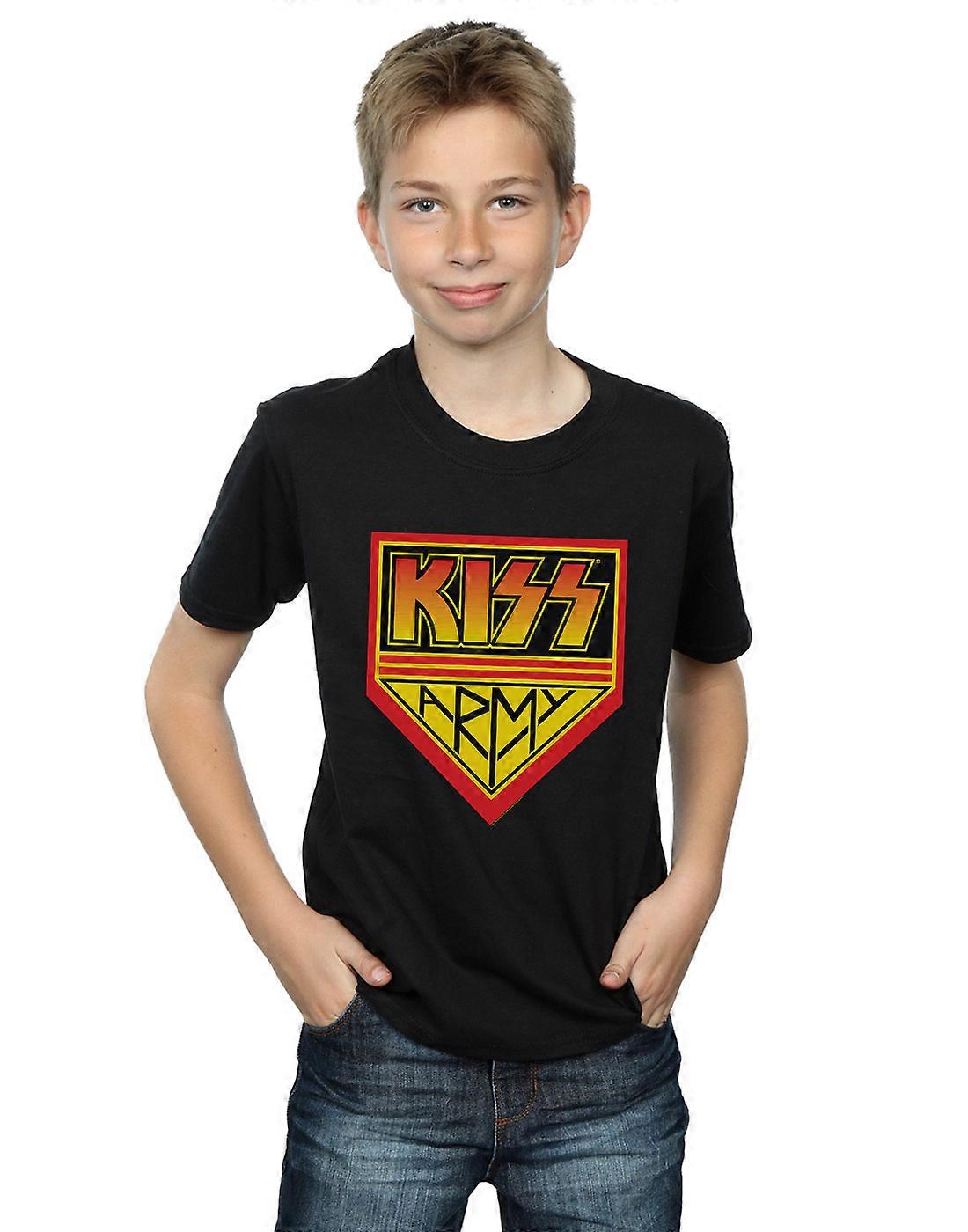 Beso chicos ejército Logo t-shirt